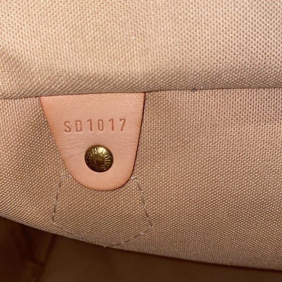 AUTHENTIC - Louis Vuitton - Damier Azur - Speedy 30 - Picture 15 of 16